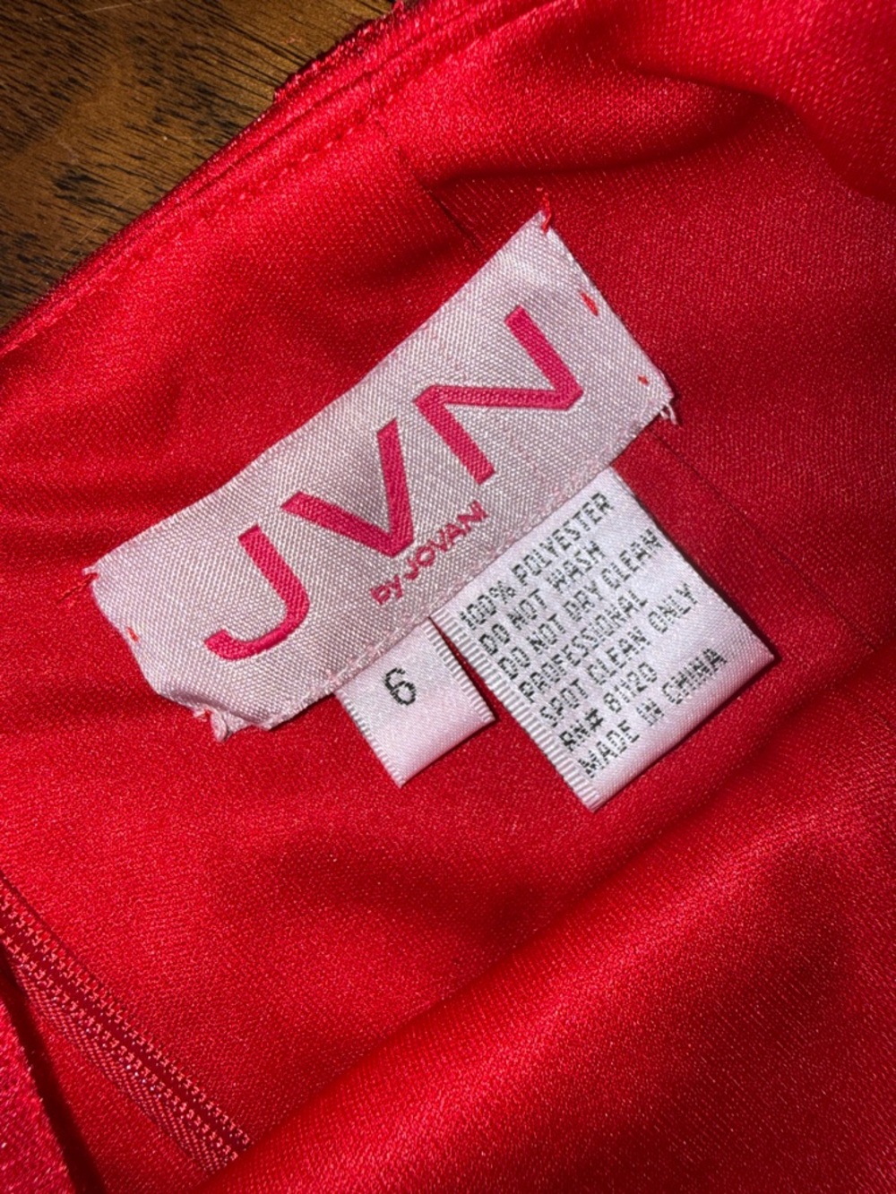 Jovani 2piece red set sz 6 - Picture 3 of 4